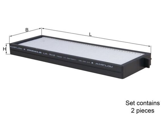 Mahle LA912/S Filter, cabin air - 1