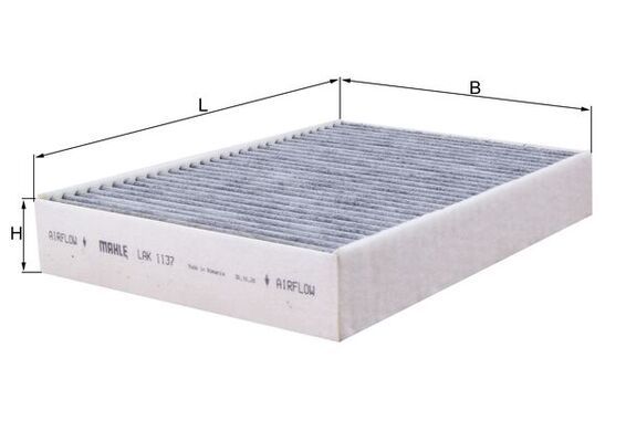 Mahle LAK1137 Filter, cabin air - 1