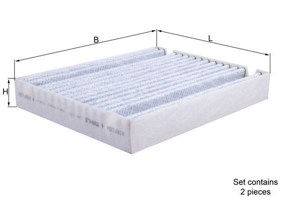 Mahle LAK1151/S Filter, cabin air - 1