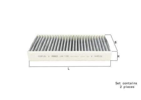 Mahle LAK1156/S Filter, cabin air - 1