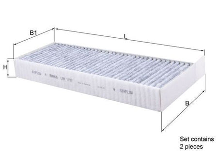 Mahle LAK1157/S Filter, cabin air - 1