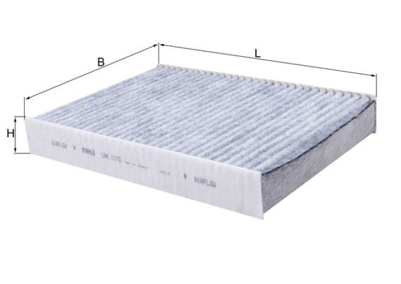 Mahle LAK1173 Filter, cabin air - 1