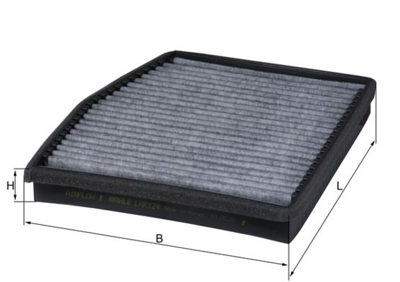 Mahle LAK124 Filter, cabin air - 1