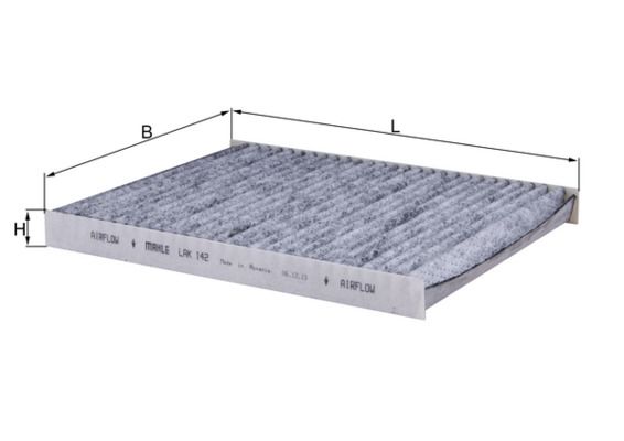 Mahle LAK142 Filter, cabin air - 1