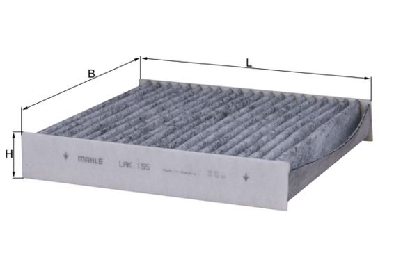 Mahle LAK155 Filter, cabin air - 1
