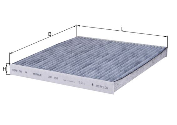 Mahle LAK157 Filter, cabin air - 1