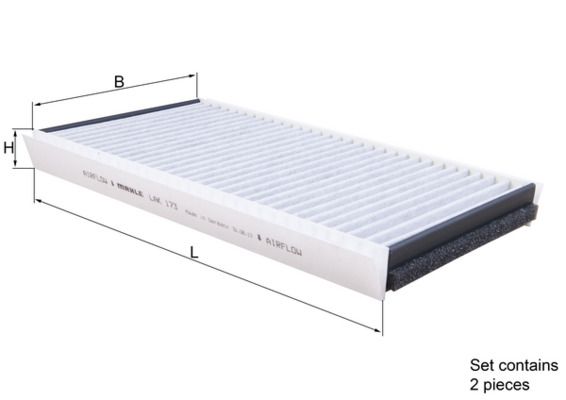 Mahle LAK173/S Filter, cabin air - 1