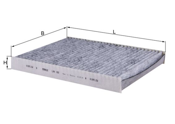 Mahle LAK182 Filter, cabin air - 1