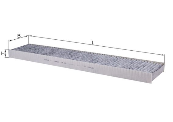 Mahle LAK226 Filter, cabin air - 1