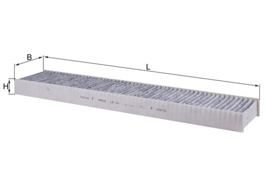 Mahle LAK242 Filter, cabin air - 1