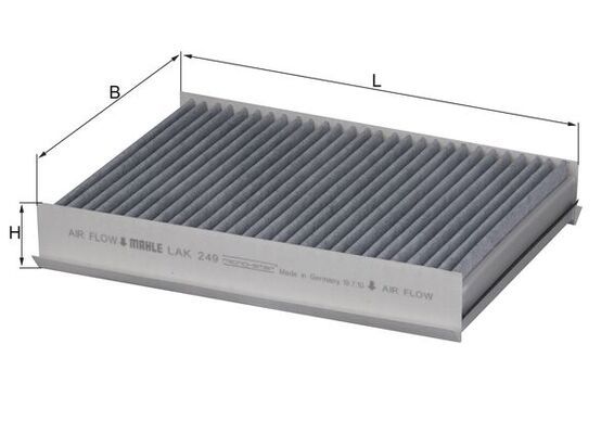 Mahle LAK249 Filter, cabin air - 1