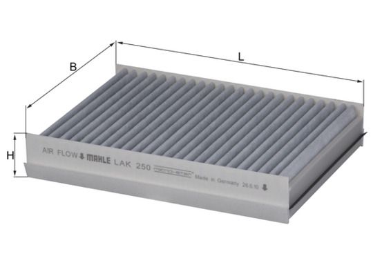 Mahle LAK250 Filter, cabin air - 1