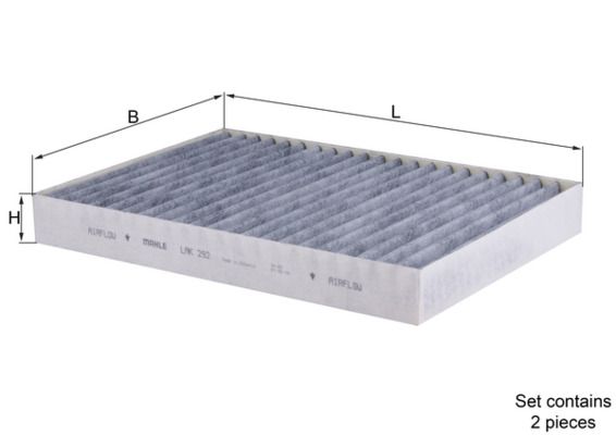Mahle LAK292/S Filter, cabin air - 1