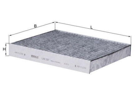 Mahle LAK297 Filter, cabin air - 1