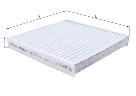 Mahle LAK359 Filter, cabin air - 1