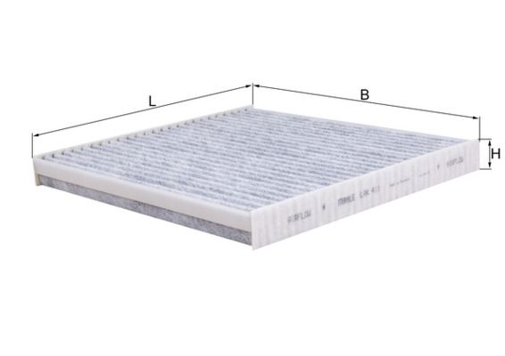 Mahle LAK411 Filter, cabin air - 1