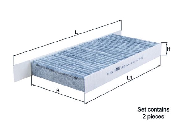 Mahle LAK426/S Filter, cabin air - 1