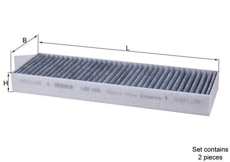 Mahle LAK428/S Filter, cabin air - 1