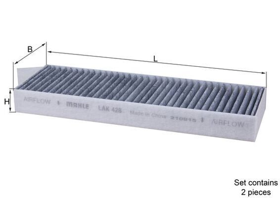 Mahle LAK428/S Filter, cabin air - 1