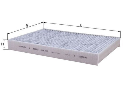 Mahle LAK437 Filter, cabin air - 1