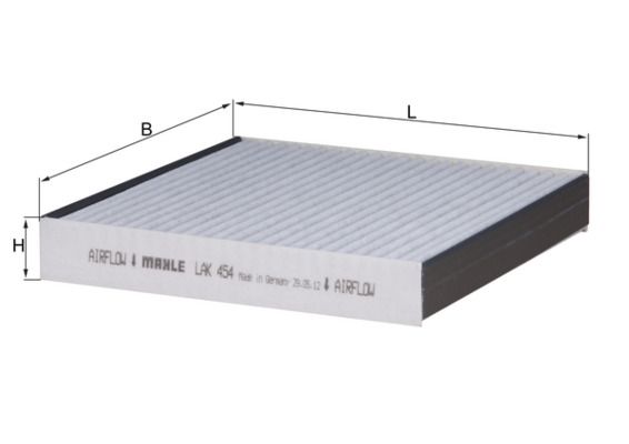 Mahle LAK454 Filter, cabin air - 1