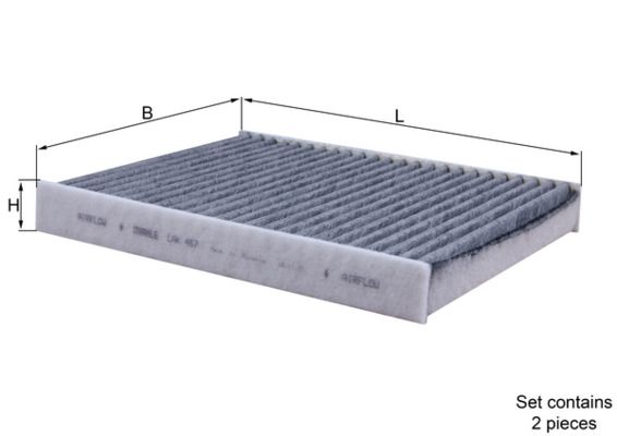 Mahle LAK467/S Filter, cabin air - 1