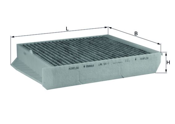Mahle LAK54/1 Filter, cabin air - 1