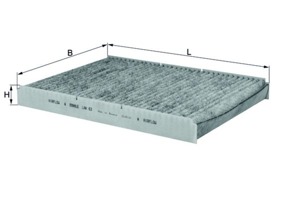 Mahle LAK63 Filter, cabin air - 1