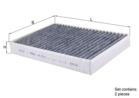 Mahle LAK675/2/S Filter, cabin air - 1