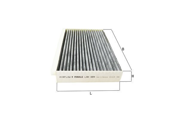 Mahle LAK684 Filter, cabin air - 1