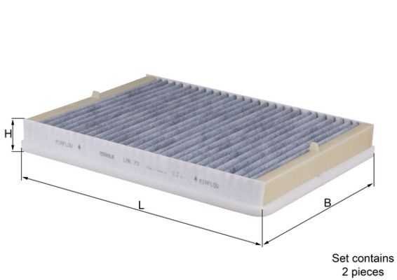 Mahle LAK73/S Filter, cabin air - 1
