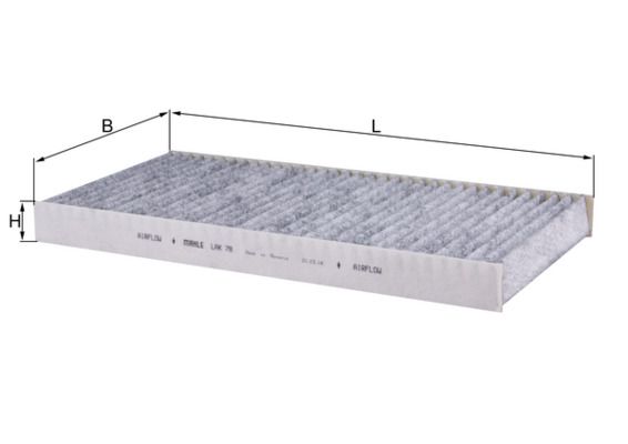 Mahle LAK78 Filter, cabin air - 1