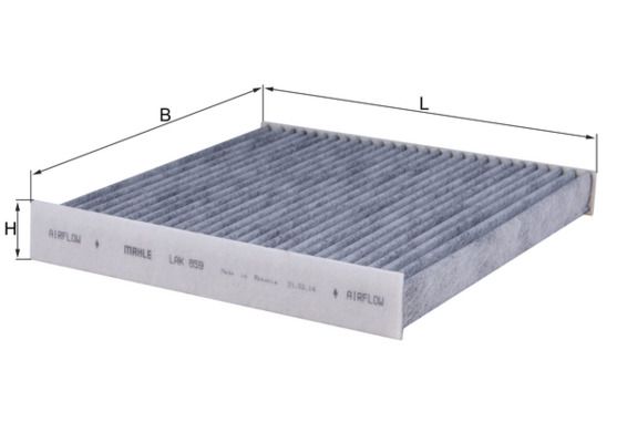 Mahle LAK859 Filter, cabin air - 1