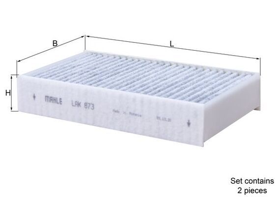 Mahle LAK873/S Filter, cabin air - 1