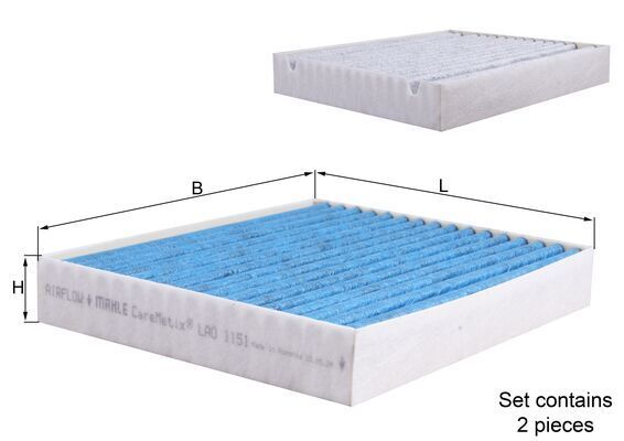 Mahle LAO1151/S Filter, cabin air - 1
