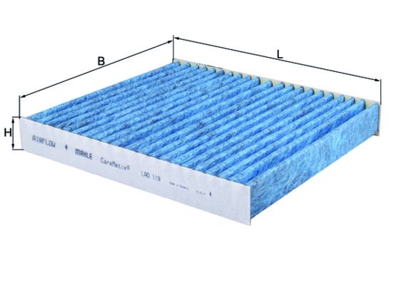 Mahle LAO119 Filter, cabin air - 1