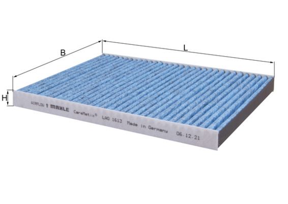 Mahle LAO1613 Filter, cabin air - 1