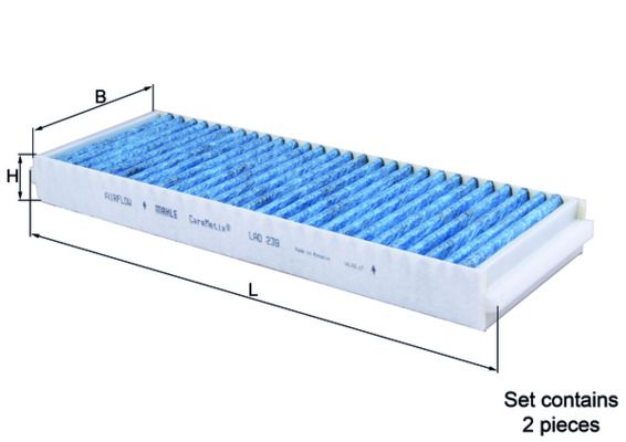 Mahle LAO239/S Filter, cabin air - 1