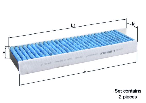 Mahle LAO428/S Filter, cabin air - 1