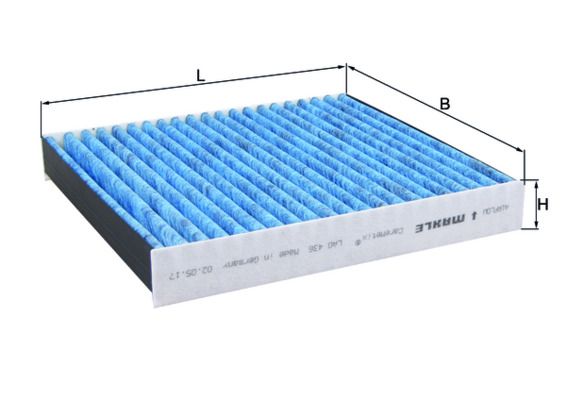 Mahle LAO436 Filter, cabin air - 1