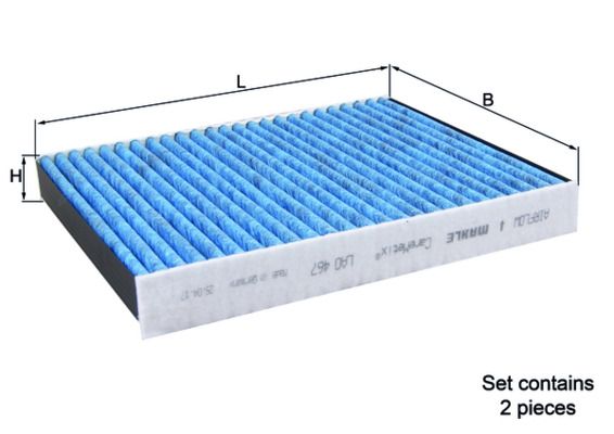 Mahle LAO467/S Filter, cabin air - 1