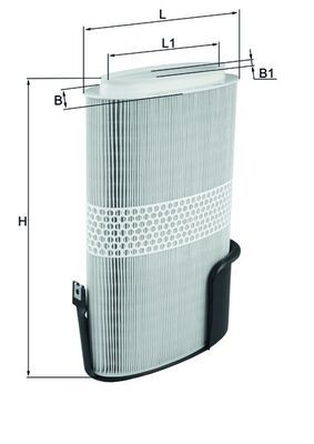 Mahle LX1009/6 Air Filter - 1