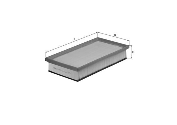 Mahle LX1027 Air Filter - 1