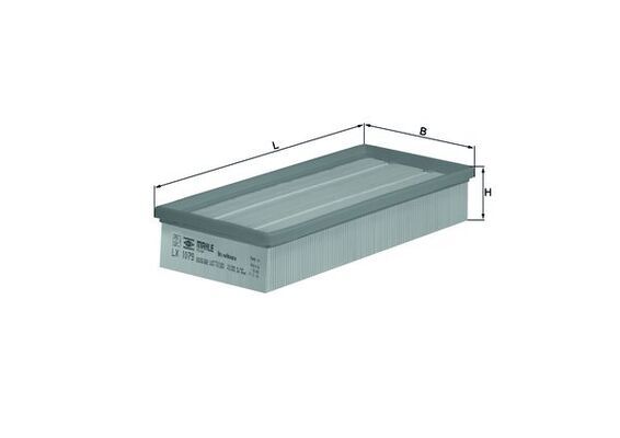 Mahle LX1079 Air Filter - 1
