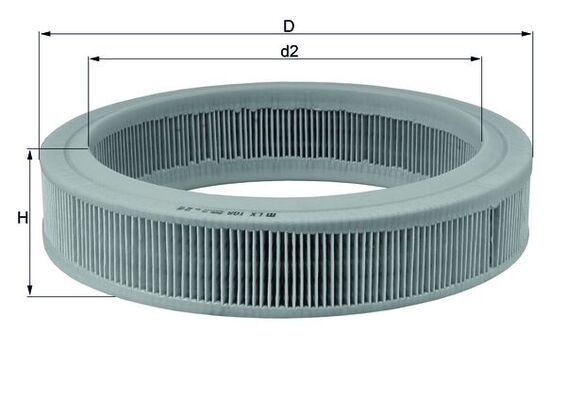 Mahle LX108 Air Filter - 1