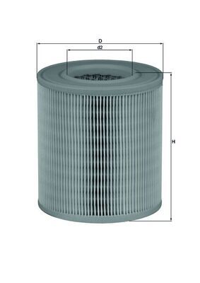Mahle LX1253 Air Filter - 1
