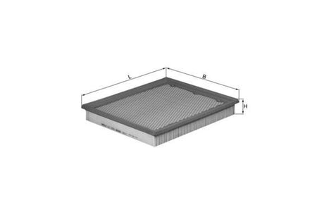Mahle LX1272 Air Filter - 1