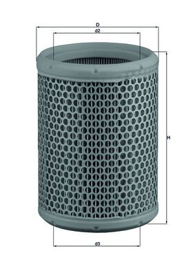 Mahle LX130 Air Filter - 1