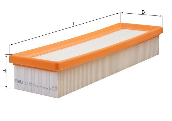 Mahle LX1451 Air Filter - 1