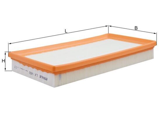 Mahle LX1455 Air Filter - 1